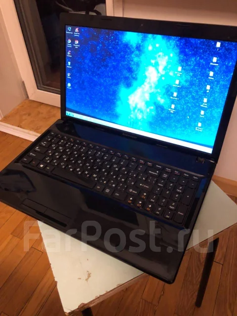 Lenovo G580. 15.6", 2,4����, ��� 2048 ��, ���� 500���, WiFi: 1, Bluetooth: 1 ����