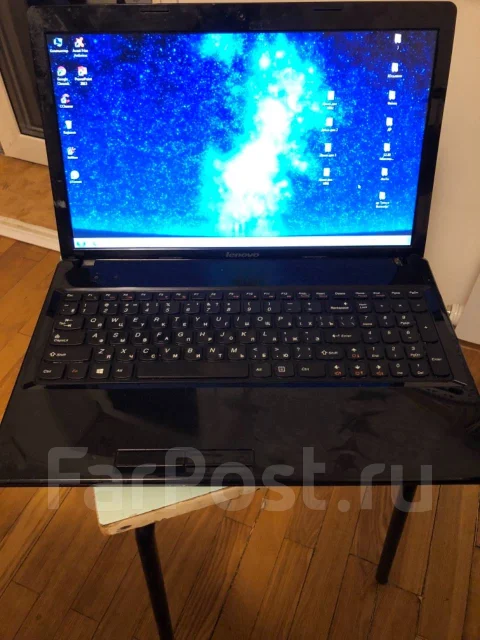 Lenovo G580. 15.6", 2,4����, ��� 2048 ��, ���� 500���, WiFi: 1, Bluetooth: 1 ����