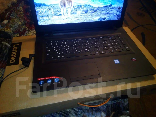 Lenovo IdeaPad 110. 17.3", 2,5����, ��� 4 ��, ���� 500���, WiFi: 1, Bluetooth: 1, ����������� �� 4��. ����