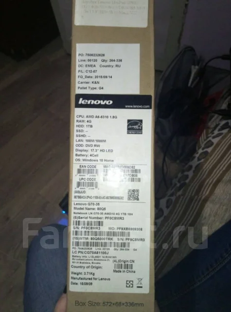 Lenovo G700. ��� 4 ��, WiFi: 1, Bluetooth: 1, ����������� �� 4��. ����