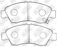Колодки дисковые п honda civic 1.3i-1.6i & 16v 91-01 NiBK арт. PN8265 Pn8265-nibk_!