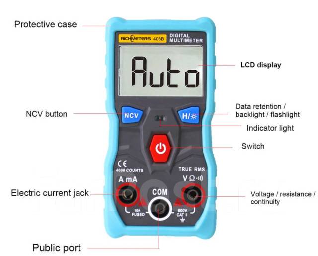 Как выглядит мультиметр фото