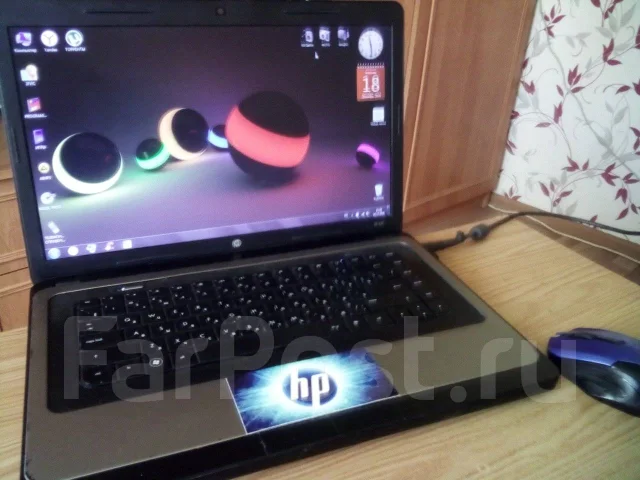 HP 635. 15.6", 1,7����, ��� 4 ��, ���� 318���, WiFi: 1, Bluetooth: 1, ����������� �� 1��. ����