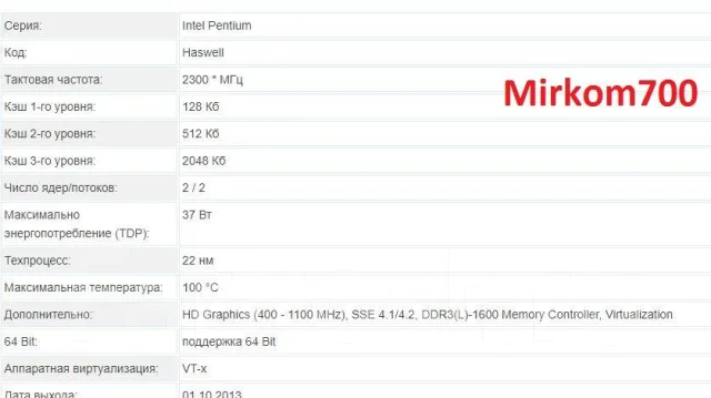 Intel Pentium 3550M ����