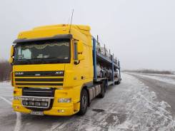 DAF XF 105. Продам сцепку DAF FX 105 и полуприцеп-автовоз Rolfo Blizard, 13 000 куб. см., 18 000 кг.