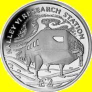 * Британская Антарктическая Территория 2 фунта 2013 Halley VI Research
