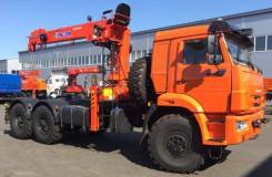 Kanglim KS1256G-II. Седельный тягач Камаз 43118 с КМУ Kanglim KS1256GII в наличии новый, 10 850 куб. см., 8 000 кг., 6x6