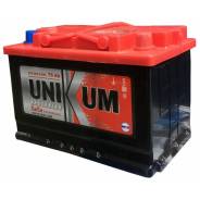 Аккумулятор Unikum 75Ah оп 2019г! при сдаче старого аналогичного 2800! в Новосибирске Unikum. 75 А.ч., Обратная (левое), производство Европа