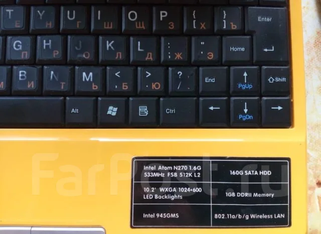 Sony VAIO. 533����, ��� 1024 ��, ���� 160���, WiFi: 1, Bluetooth: 1 ����