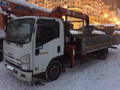Isuzu NPR. В продаже манипулятор UNIC 370 на базе бортового 75, 2013г., 5 193 куб. см., 3 000 кг., 4x2