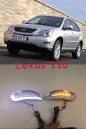 Накладка противотуманной фары. Toyota Harrier, ACU30W, ACU35W, GSU30W, GSU31W, GSU35W, GSU36W, MCU30W, MCU31W, MCU35W, MCU36W, MHU38W Двигатели: 1MZFE...