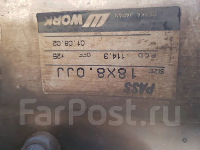 Work Bersaglio Spoke II. 8.0x18", 5x114.3, ET25, �� 73,1���. ����