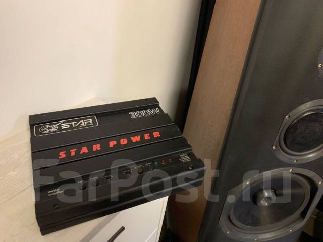 Усилитель Star power mosfet amplifilter sp475, 4-канальный, 300 Вт, б/у ...