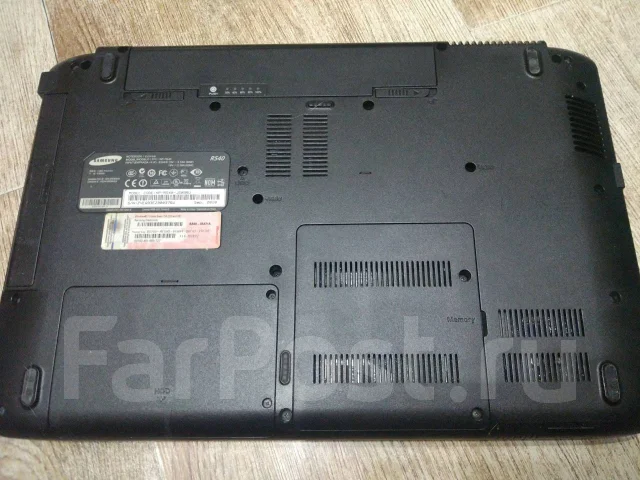 Samsung R540. 15.6", 2����, ��� 2048 ��, ���� 200���, WiFi: 1, ����������� �� 1��. ����