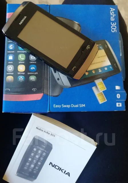 Nokia Asha 305. �/�, ������, Dual-SIM ����