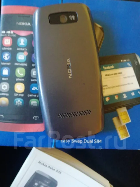 Nokia Asha 305. �/�, ������, Dual-SIM ����