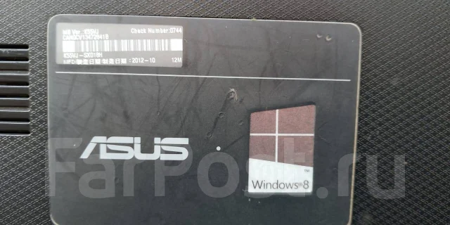 Asus K55. 15.6", 2,4����, ��� 4 ��, ���� 500���, WiFi: 1, Bluetooth: 1 ����