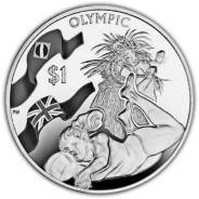 * Британские Виргинские острова 1 доллар 2016 Олимпиада * Волейбол