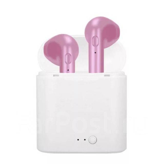 Наушники беспроводные TWS i7S mini сенсорные белые - копия AirPods ...