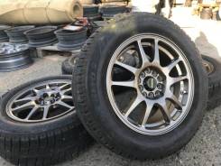 A-Tech Schneider R15 5*100/114.3 6.5j + 195/65R15 Bridgestone Revo2. 6.5x15" 5x100.00, 5x114.30