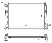 Радиатор охлаждения двигателя. Ford Fusion, CBK Ford Fiesta, CBK Mazda Mazda2, DY Mazda Demio, DY3R, DY3W, DY5R, DY5W. Под заказ