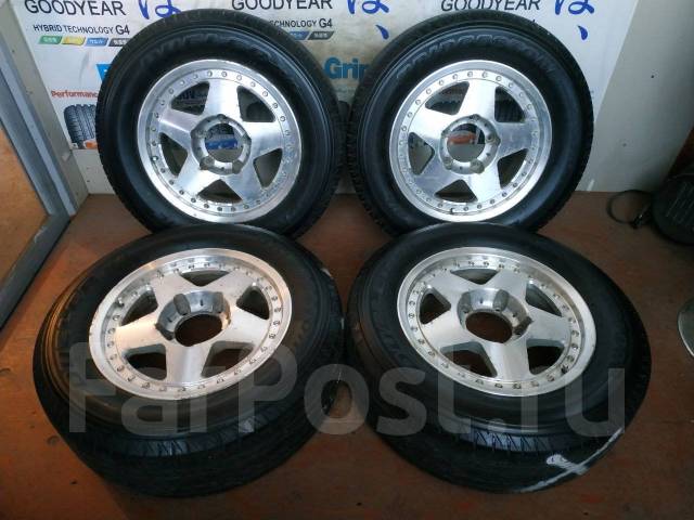 235/60/16 лето на японском литье 5х139,7 Bridgestone Dueler H/L ...