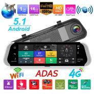 Зеркало-видео регистратор 10" DVR HD 901 Android /BT/4G/GPS
