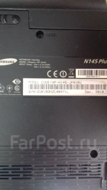 Samsung N145. 1,7����, ��� 1024 ��, ���� 160���, WiFi: 1, Bluetooth: 1 ����