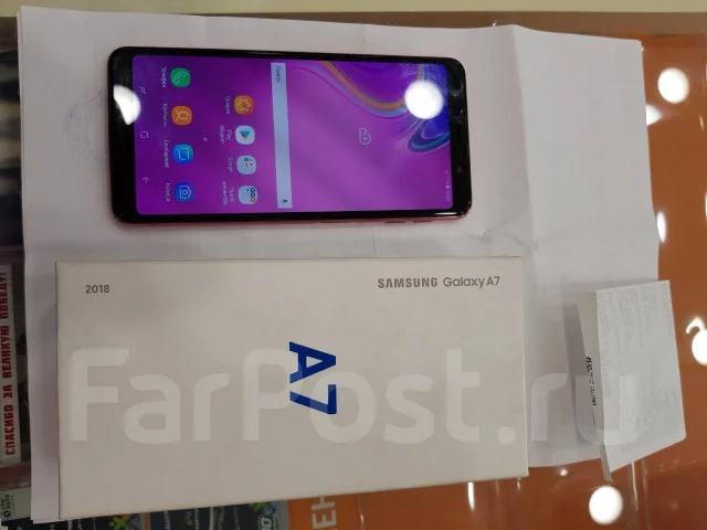Samsung Galaxy A7 2018. �����, �������, 3G, 4G LTE, Dual-SIM, NFC ����