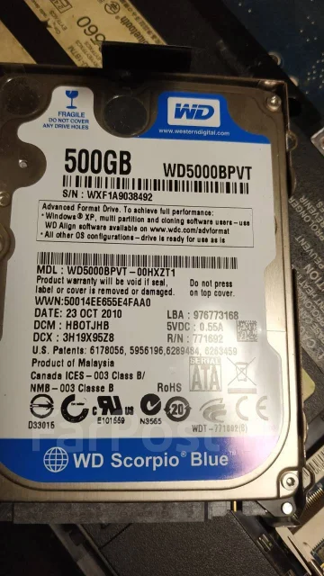 Toshiba Satellite A200. 15", 1,8����, ��� 2048 ��, ���� 500���, WiFi: 1, Bluetooth: 1, ����������� �� 1��. ����