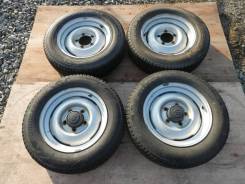 Оригинальные диски Suzuki Jimny R16 на зимней резине. 5.0x16" 5x139.70 ET38
