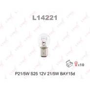 Лампа P21/5W 12V BAY15D LYNXauto L14221