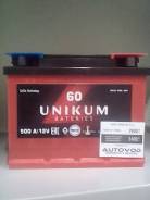 Unikum. 60 А.ч., Обратная (левое), производство Россия