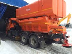 KDM ЭД-405Б. ЭД405Б на шасси Камаз 65115-3081-50 (ПС 10 + ПМ 12,5+отвал+щетка), 11 700 куб. см.