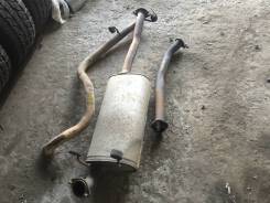 Глушитель. Toyota Land Cruiser Prado, KZJ95, KZJ95W Двигатели: 1KZT, 1KZTE