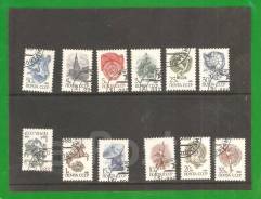 Серия из 12 марок 1988 г. Стандартный выпуск .