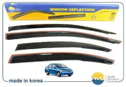 Дефлекторы окон Black (CHEVROLET Aveo T250 sed 06-11) (к-т 4шт) AMDDK445