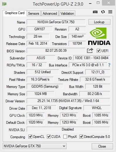 GeForce GTX 750 ����
