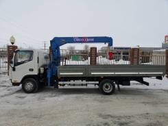 JAC N75. Кран манипулятор (КМУ) Tadano 303 на новом Isuzu Elf 75 самогруз, 3 800 куб. см., 4 000 кг., 4x2