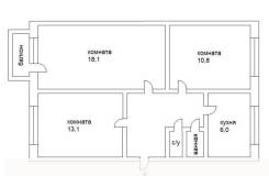 Куплю 3х - 4х. Комнатную квартиру до 2600000. От частного лица (собственник)