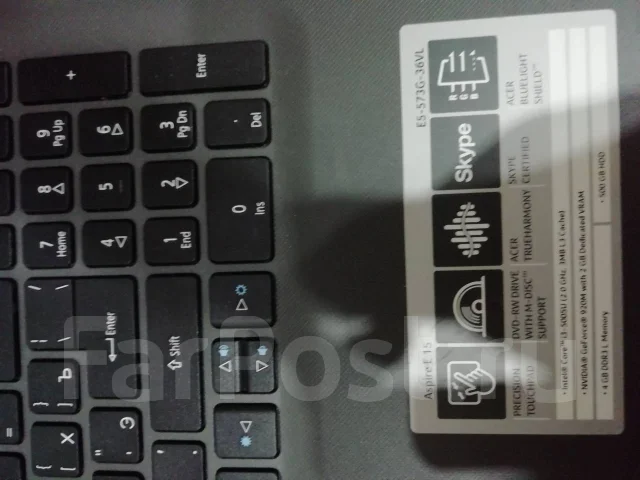 Acer Aspire E5-573G-36VL. ��� 4 ��, WiFi: 1, Bluetooth: 1 ����