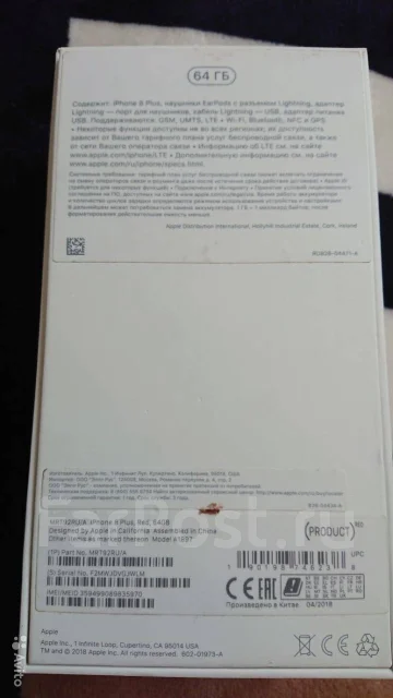 Apple iPhone 8 Plus. �/�, �������, 3G, 4G LTE, ����������, NFC ����