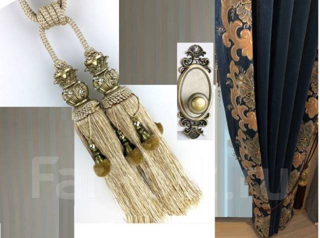 Шторы Блэкаут бархатные, элитный стиль роскоши - Интерьер, текстиль и ...