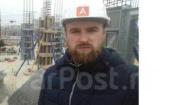 Начальник участка. Высшее образование по специальности, опыт работы 3 года