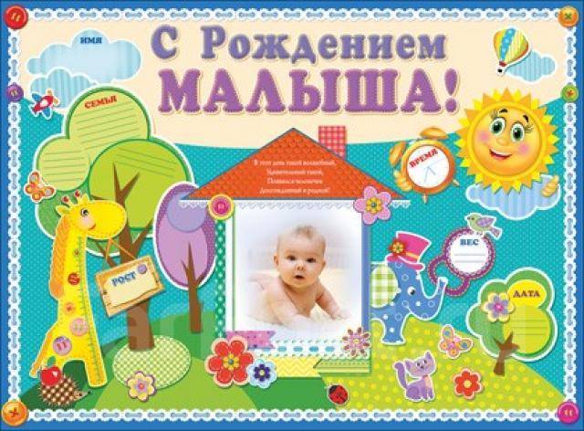 Плакаты С Рождением Фото