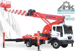 Horyong Sky. Daewoo Novus 4x2 автовышка 45м Horyong SKY450