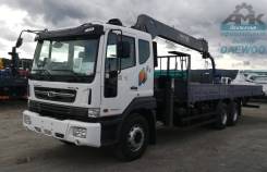 Daewoo Novus. 6х4 с 7т краном манипулятором Horyong HRS216, 6x4
