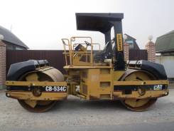 Caterpillar. Японский тандемный вибрационный каток с силой виброудара 20 тонн