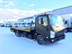 Isuzu NPR. Новый Эвакуатор 5т 75 Сдвижная платформа цвет черный 2018г, 5 200 куб. см., 5 000 кг., 4x2