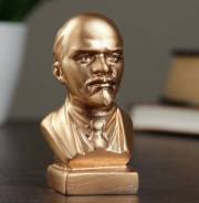Статуэтка "Бюст Ленина". Россия. Гипс. Новая!. Оригинал
